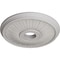 Ekena Millwork Berkshire Medallion (Canopies up to 6 3/8"), 20 1/8"OD x 3 7/8"ID x 1 7/8"P, Ultra Pure White CM20BE1UWF - alternate 3